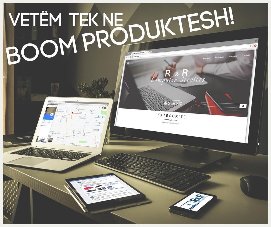 BOOM PRODUKTESH NE R&R COMPUTER -DESK-LAPTOP- ETJ 