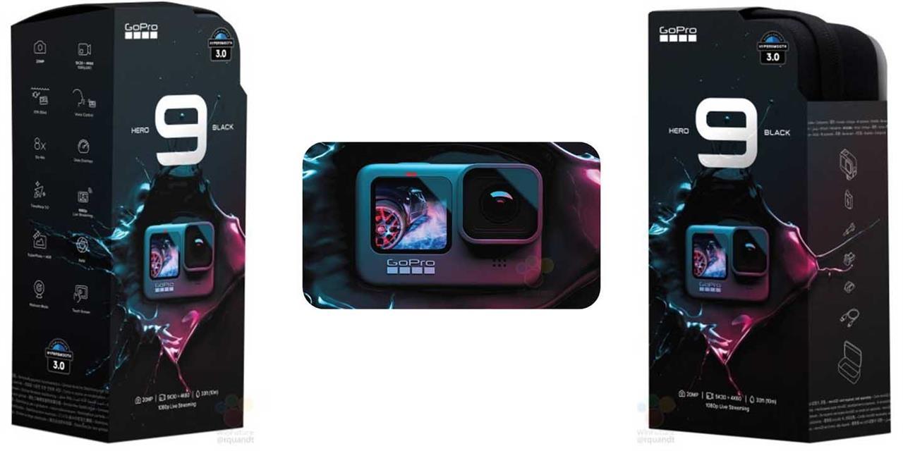 GOPRO HERO 9 BLACK & GOPRO MAX 520 EU - 550 EU 