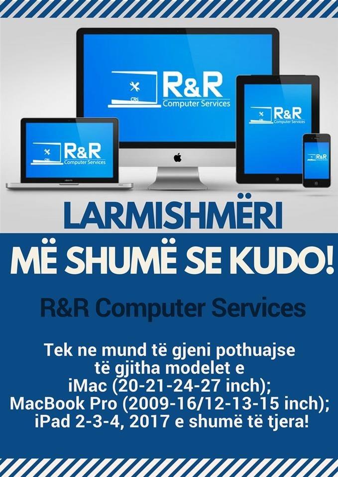 R&R COMPUTER OFRON PJESE & AKSESORE PER APPLE 