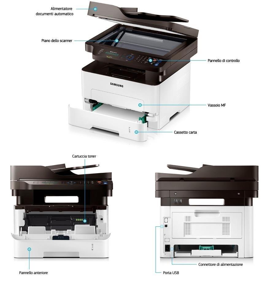 SAMSUNG LAZERJET M2675FN A4-BLACK (NEW BOX) 