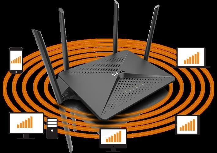  Router Gigabit D-Link me 4 antena 