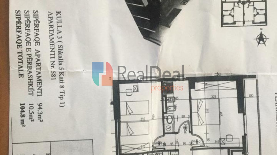 Tek Fiori Di Bosco,Shitet Apartament 2+1 Me Shume Drite! - 105m2