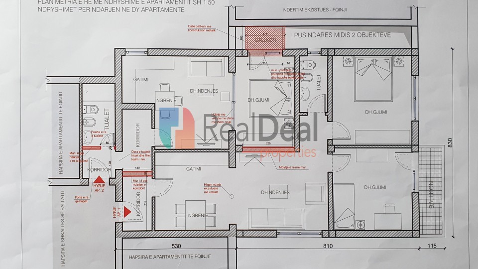 Shitet Apartament 3+1 Me Super Vendndodhje Ideal Per Investim !!! - 122m2