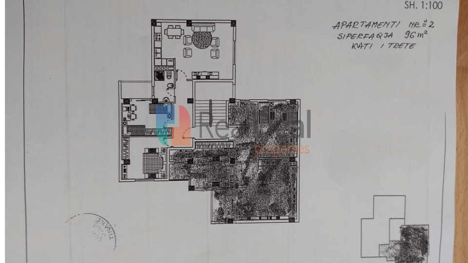 Tek 21 Dhjetori, Shitet Super Apartament 2+1! - 96m2