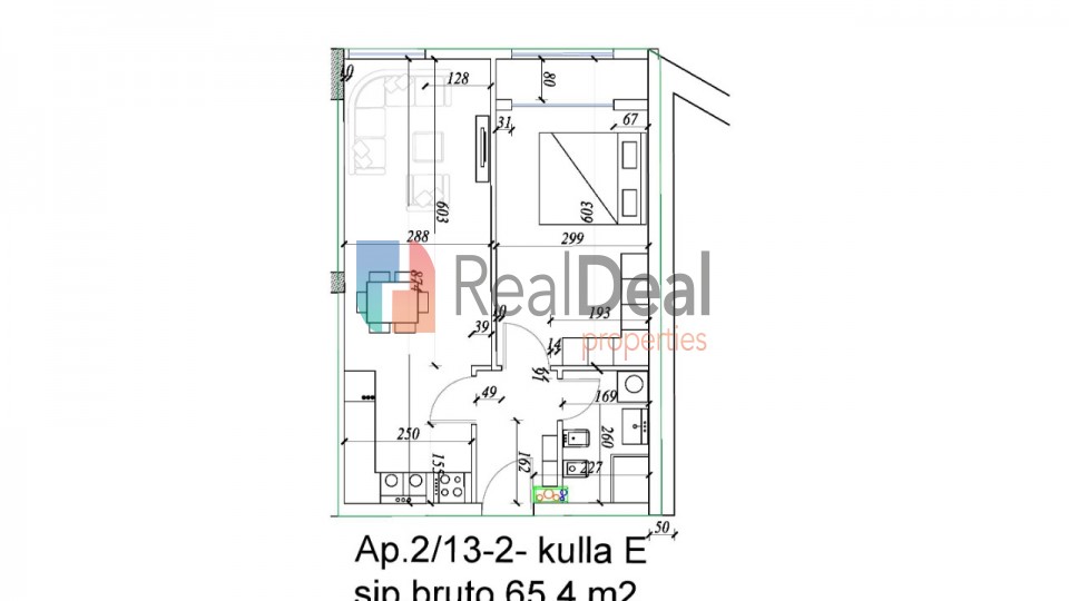 GARDEN RESIDENCE TURDIU, OKAZION SHITET APARTAMENT 1+1 Me Shume Drite! - 65m2