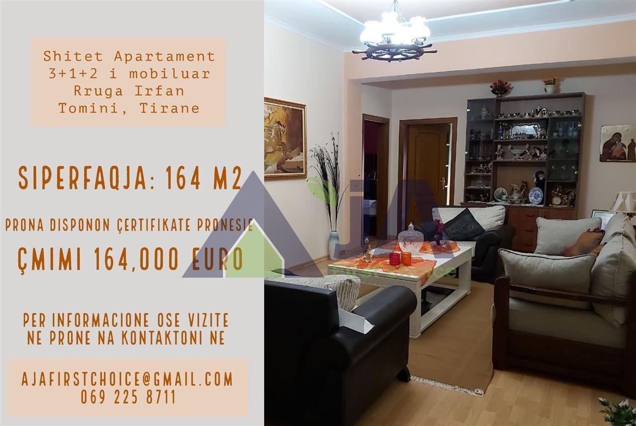 Tirane, Shitet apartament 3+1+2 i mobiluar