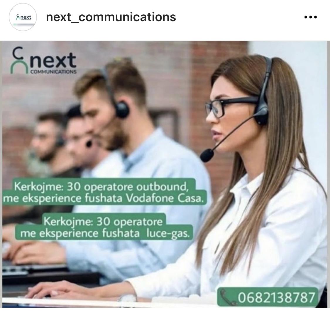 Kerkojme Operator Call Center