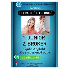 Kerkojme operatore telefonike me eksperienve pune