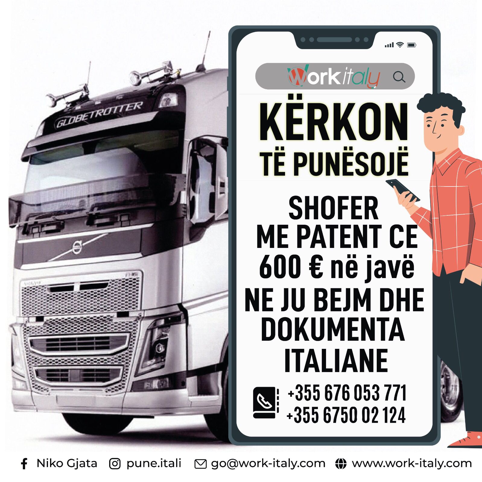 KERKOHET SHOFER KAMIONI 