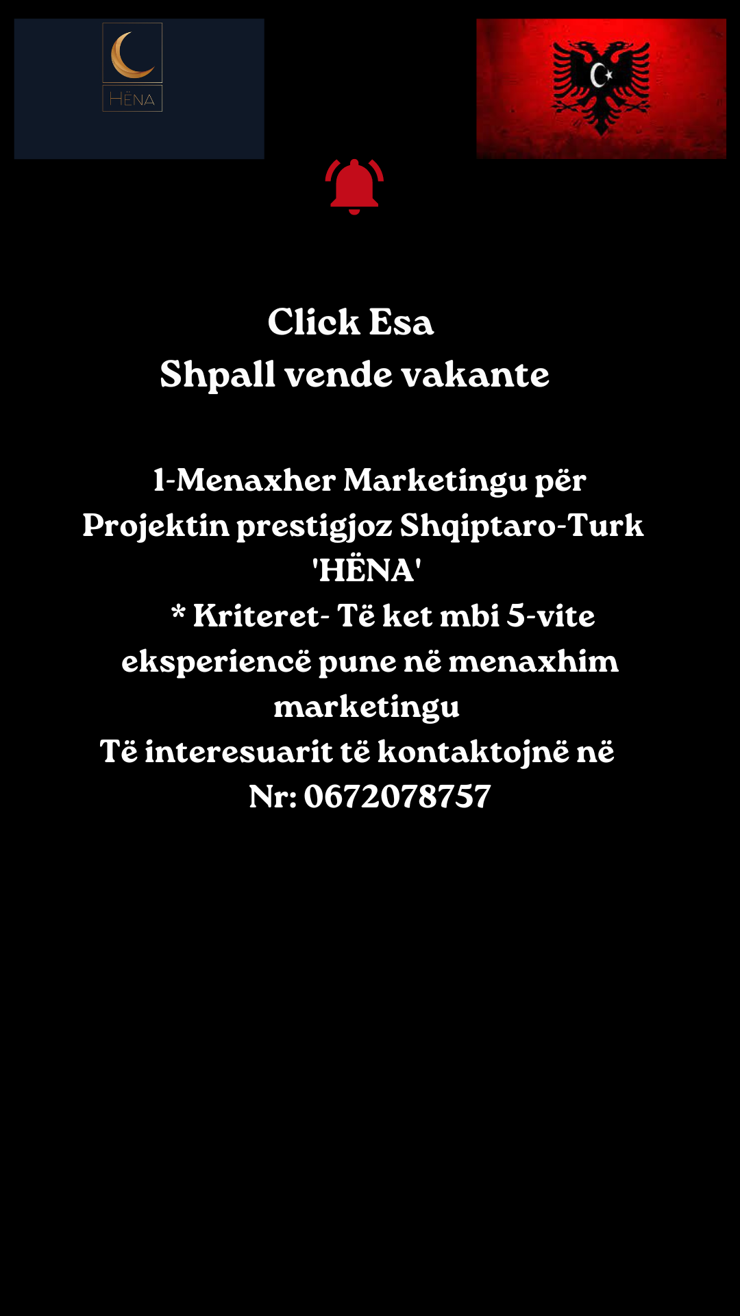 Click Esa ne kuader te Projektit Prestigjoz Shqiptaro-Turk 'Hëna